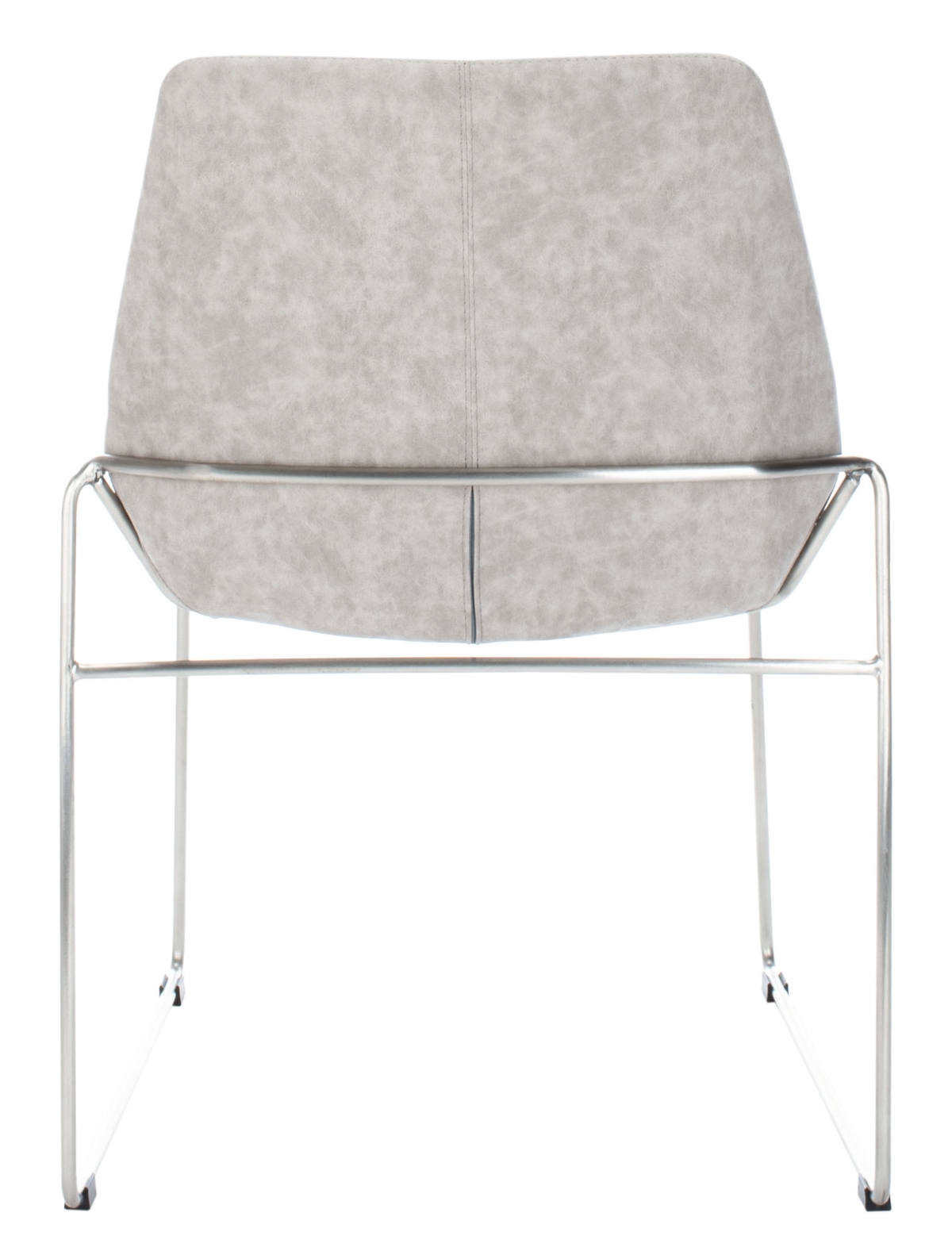 Alexis Mid Century Dining Chair - Stone / Silver - Safavieh - Image 6