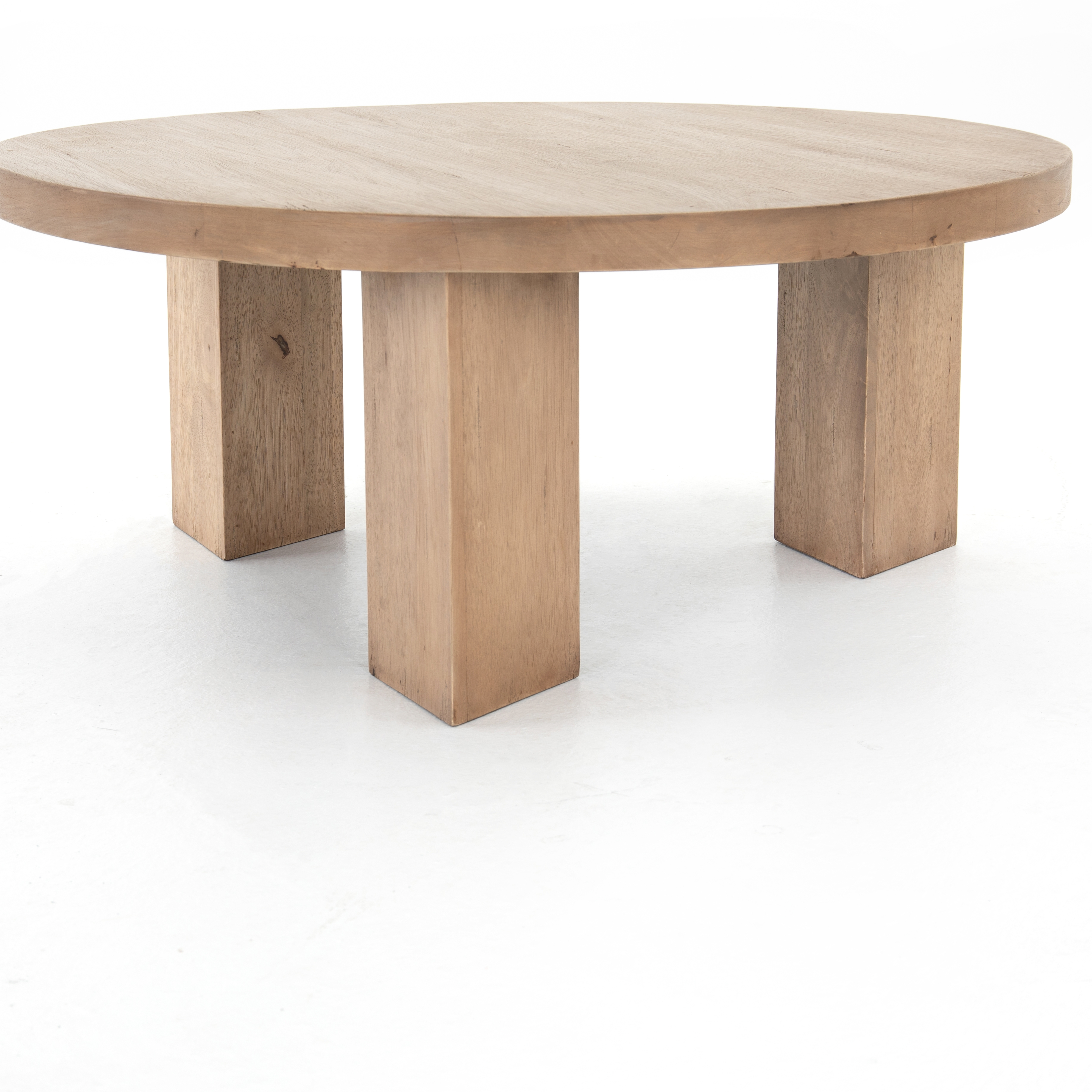 Mesa Round Coffee Table-Light Brushed - Image 2