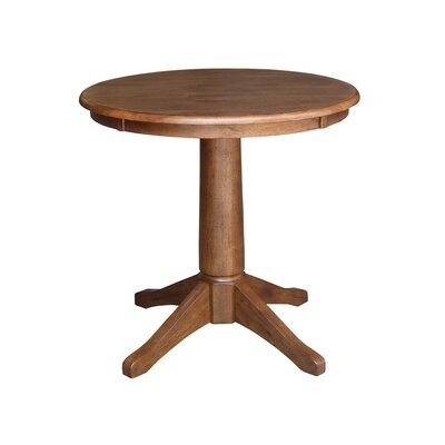 Gilberton Rubberwood Solid Wood Dining Table - Image 0