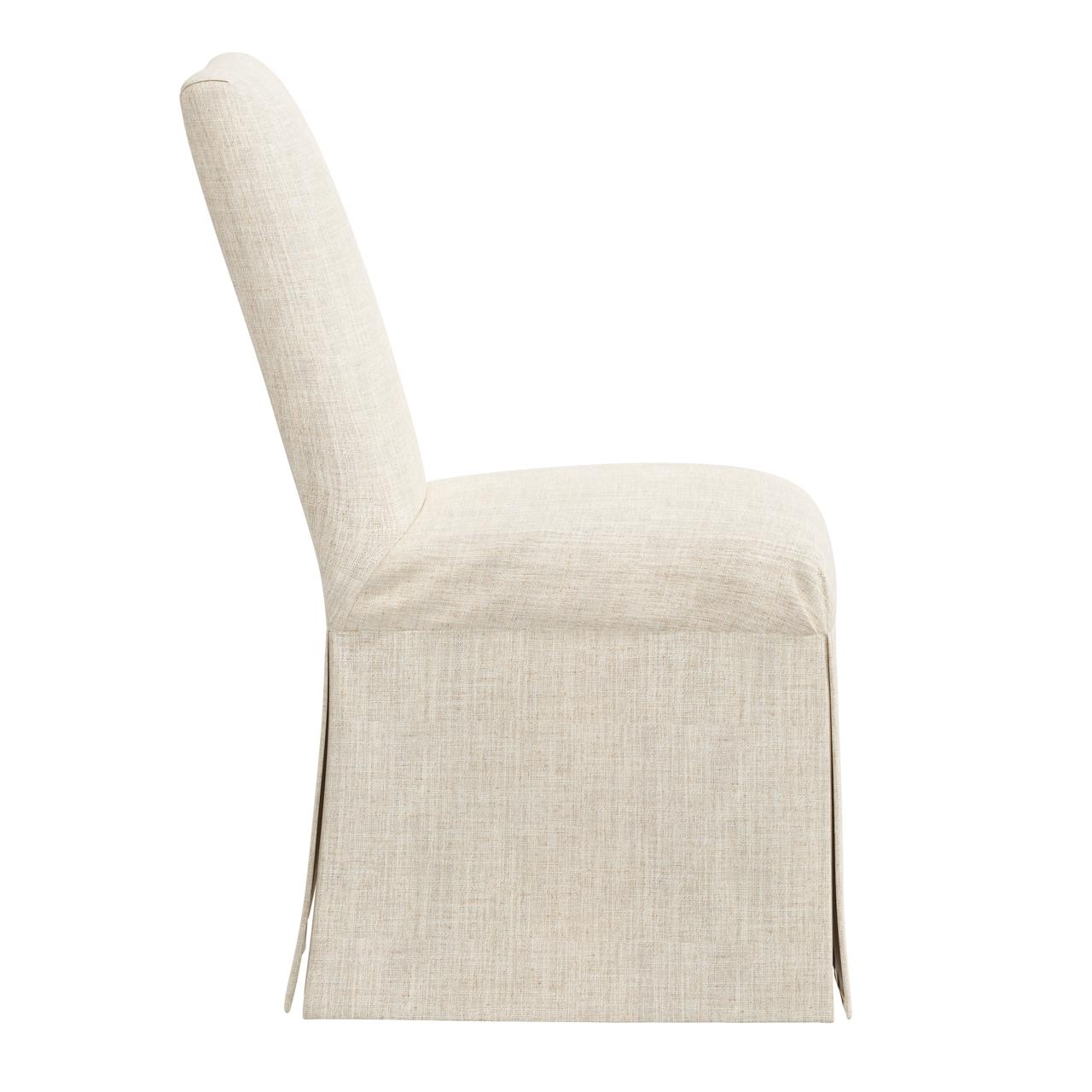 Magnolia Slipcover Dining Chair, Talc - Image 2