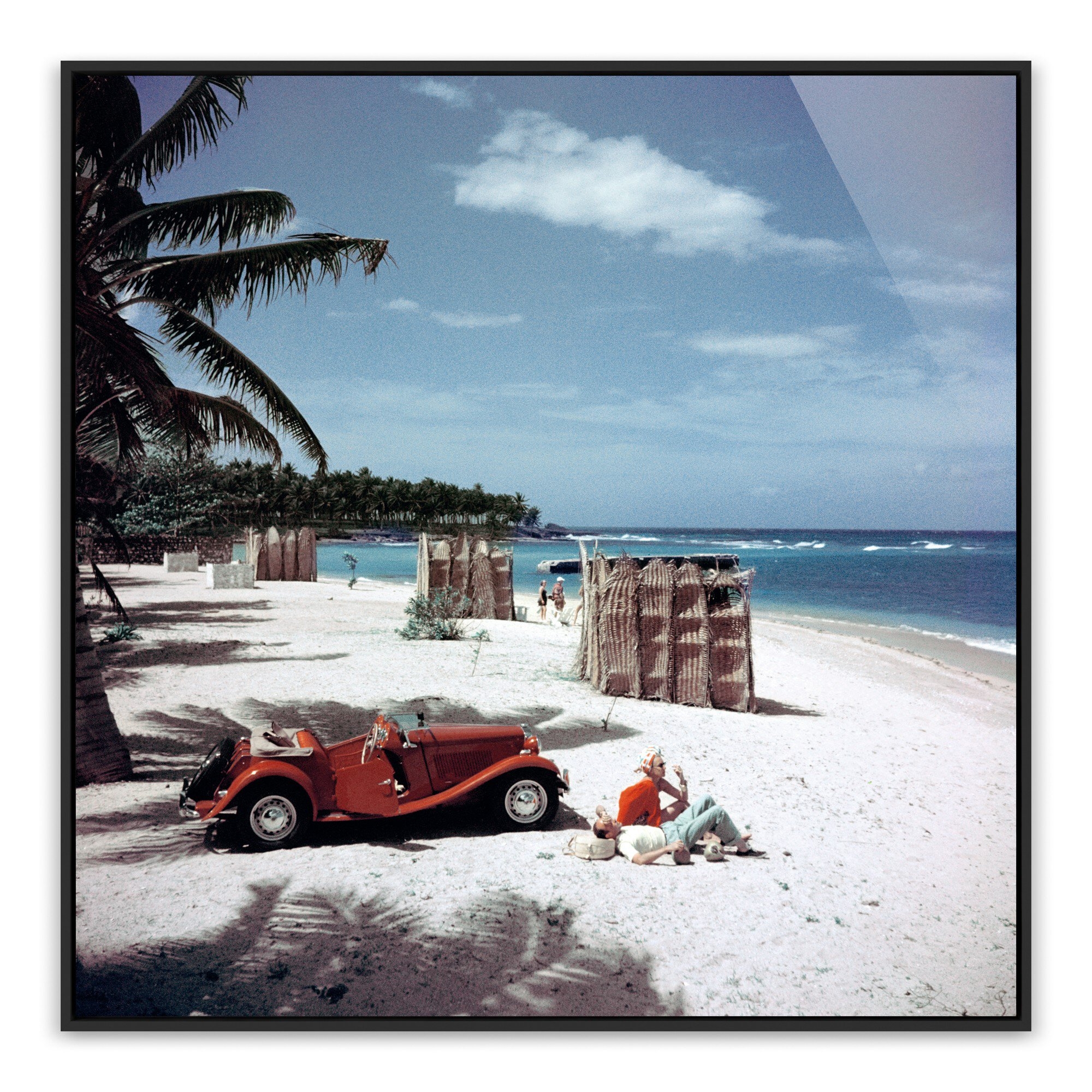 John Rawlings by Slim Aarons - Black Maple Floater - Image 0