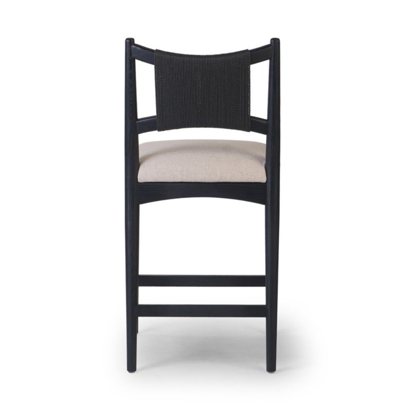 Haddon Black Rush Counter Stool - Image 2