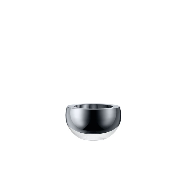 LSA International Host Decorative Bowl Color: Platinum, Size: 2.25" H x 3.75" W x 3.75" D - Image 0