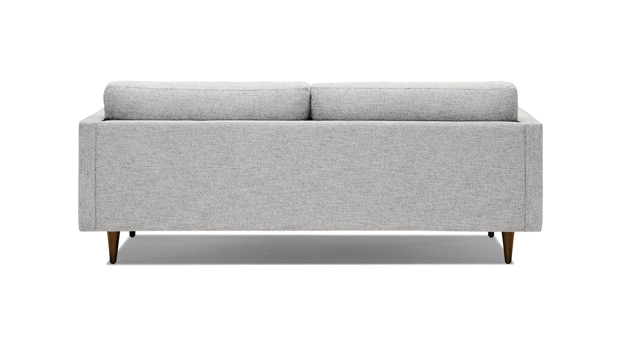 Gray Briar Mid Century Modern Sofa - Sunbrella Premier Fog - Mocha - Image 4