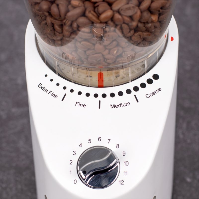 Capresso ® Infinity Plus White Conical Burr Grinder - Image 2