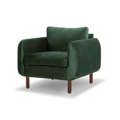 Leno 35'' Wide Velvet Armchair - Image 0