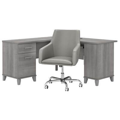 Masala Reversible L-Shaped Desk and Chair Set - Image 0
