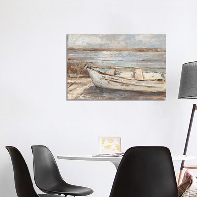 Weathered Rowboat II by Ethan Harper - Painting Print - Image 0