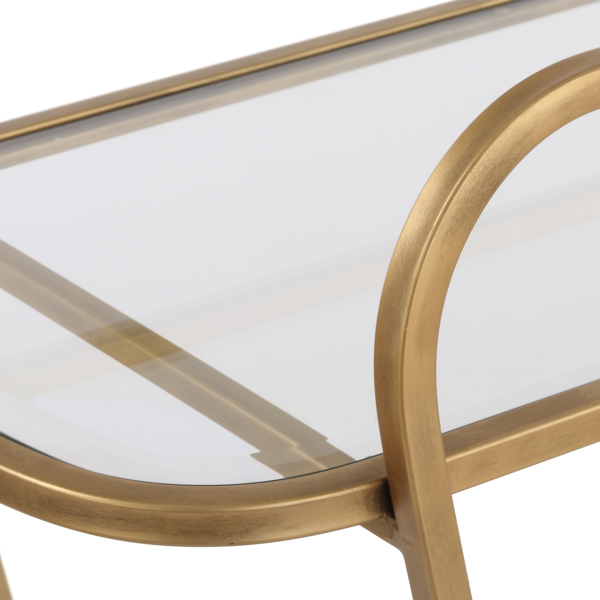 Swain Brass Serving Cart - Image 5