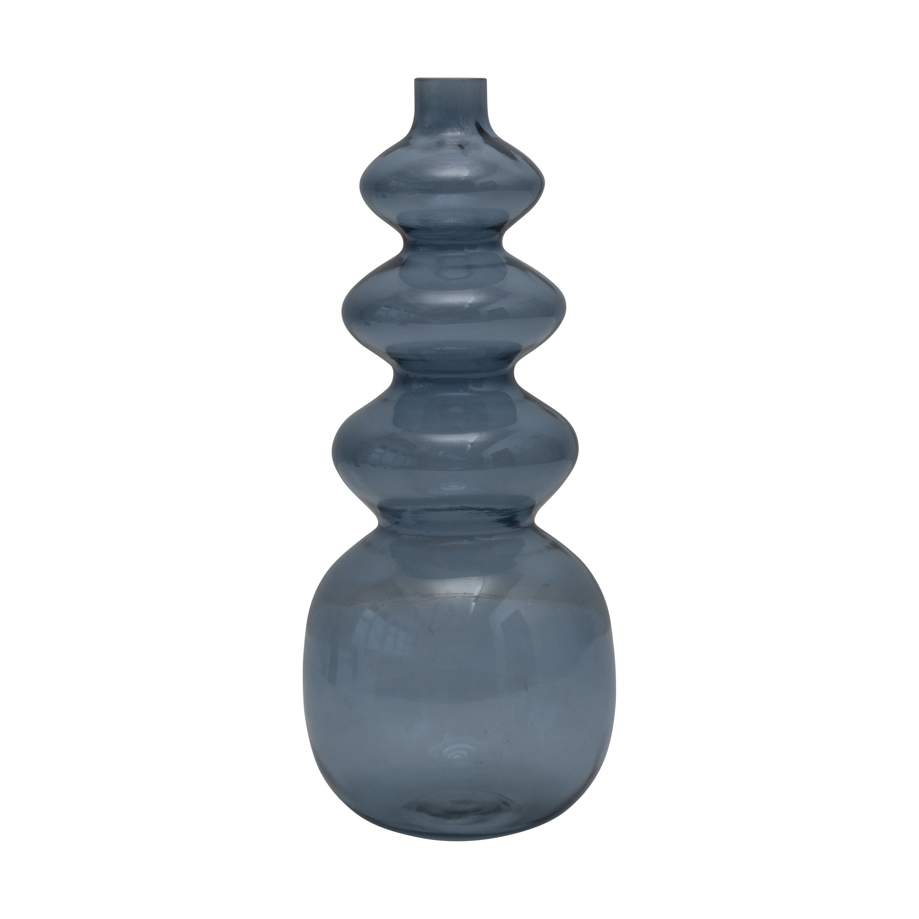 Contemporary Glass Flower Vase - Image 0