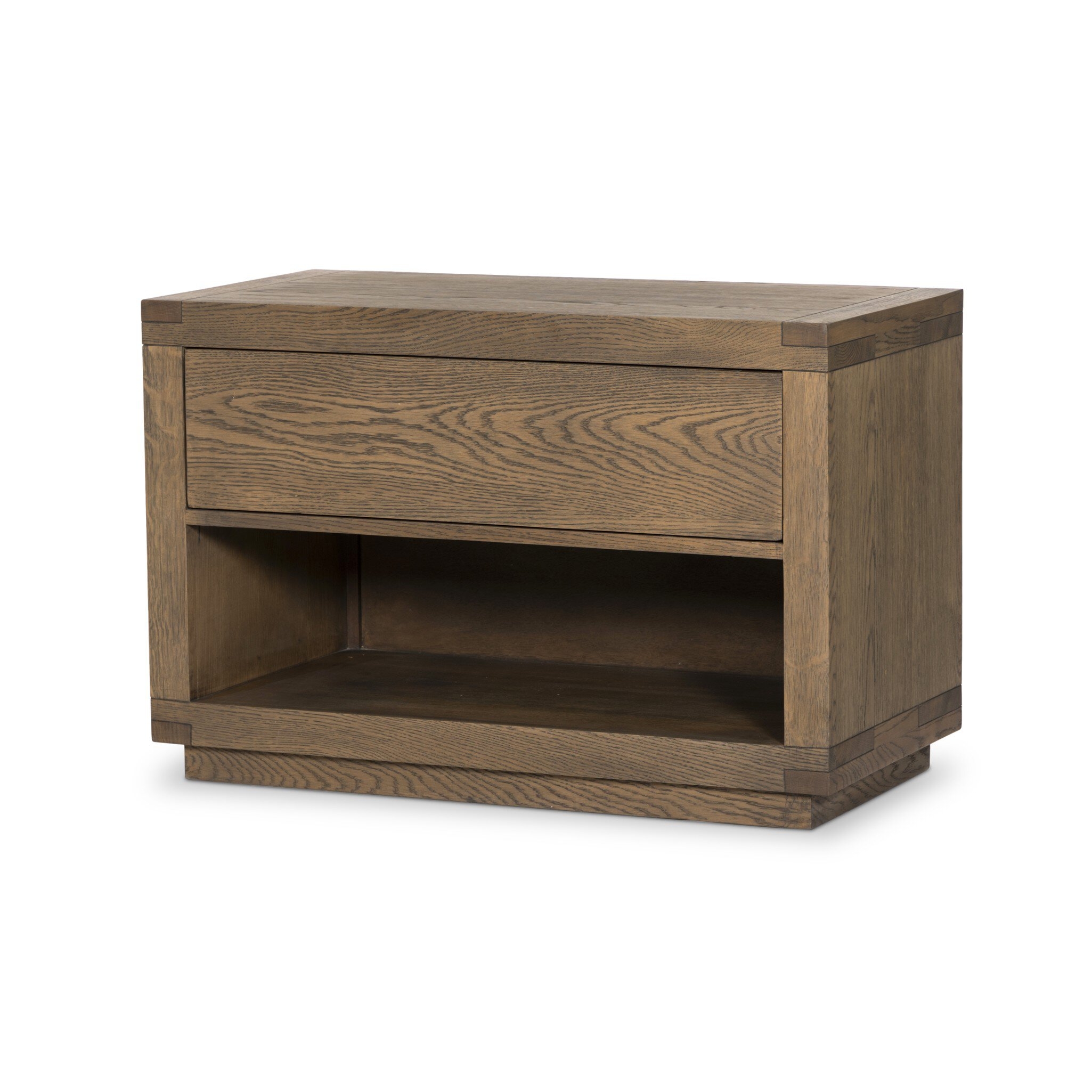Warby Nightstand - Worn Oak Veneer - Image 0