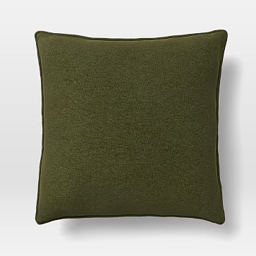 18"x 18" Welt Seam Pillow, N/A, Distressed Velvet, Tarragon, N/A - Image 0