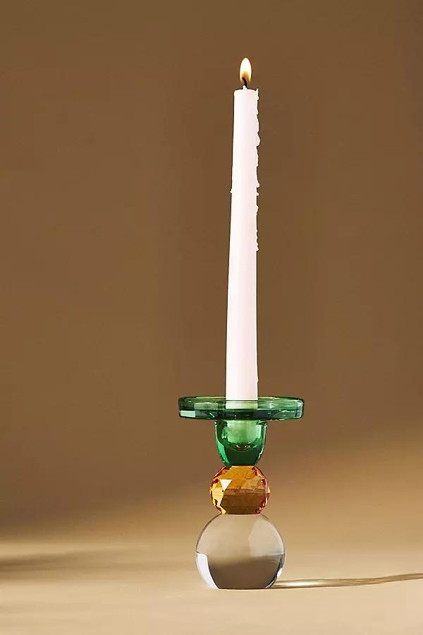 Cut Glass Candle Holder - Image 0