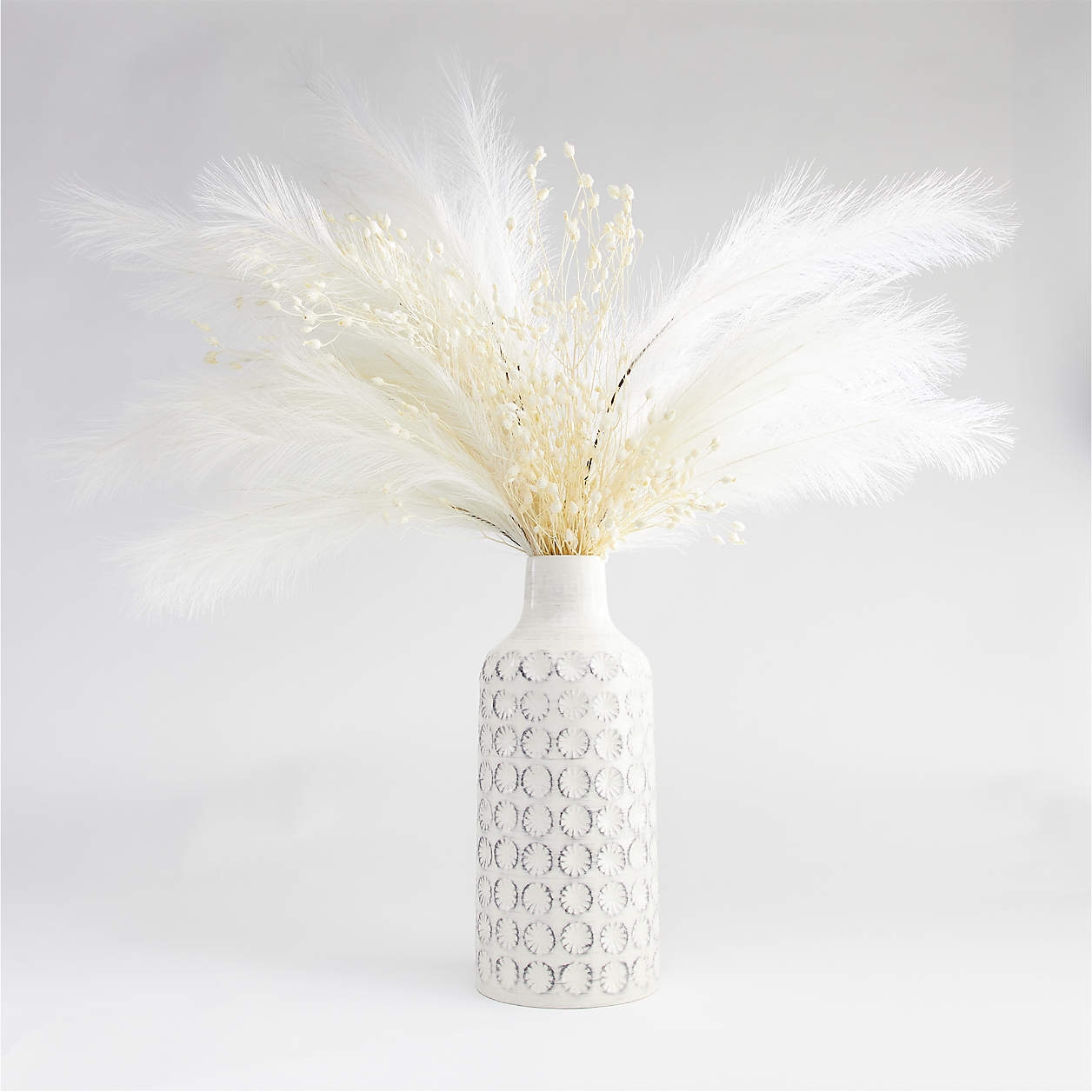 Faux Ivory Pampas Grass Bunch - Image 5