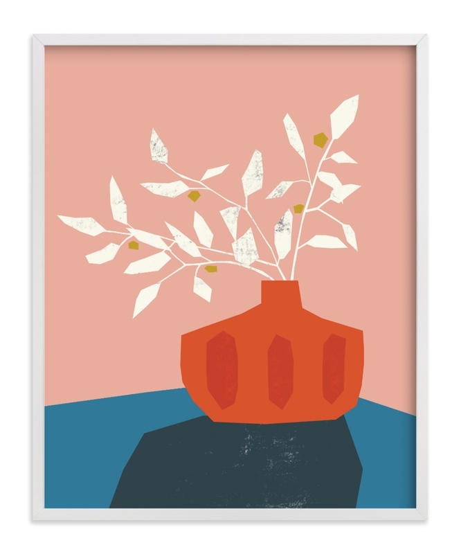Mid Century Vase Limited Edition Fine Art Print 1 - Image 0