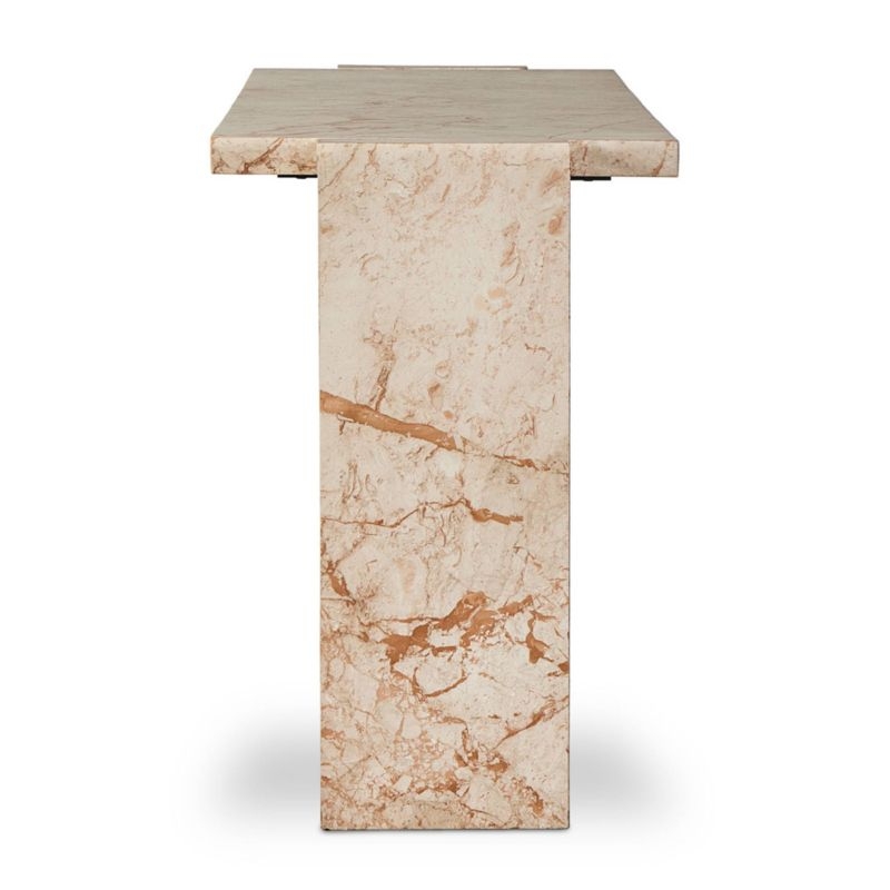 Romano 73" Marble Console Table - Image 1