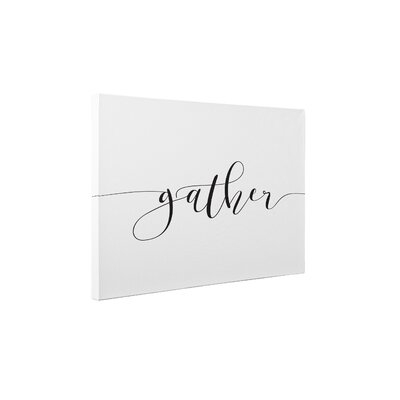 Gather GATHER - Wrapped Canvas Print - Image 0