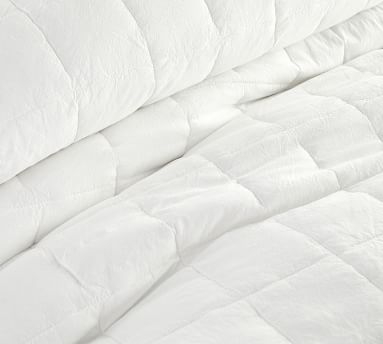 Davenport Cotton Quilt, Full/Queen, White - Image 1