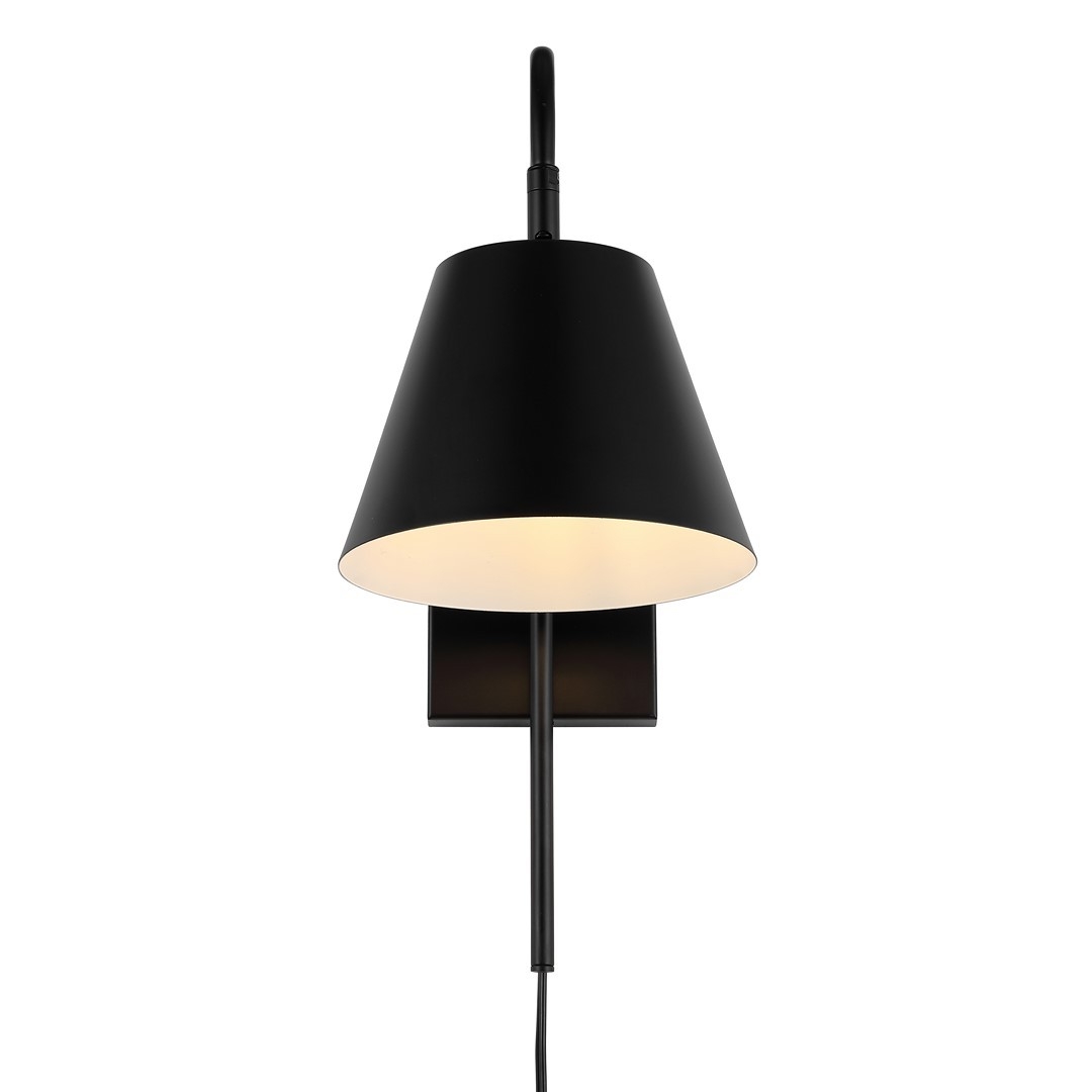 Rhoeva 10.5" Wall Sconce - Black - Image 4