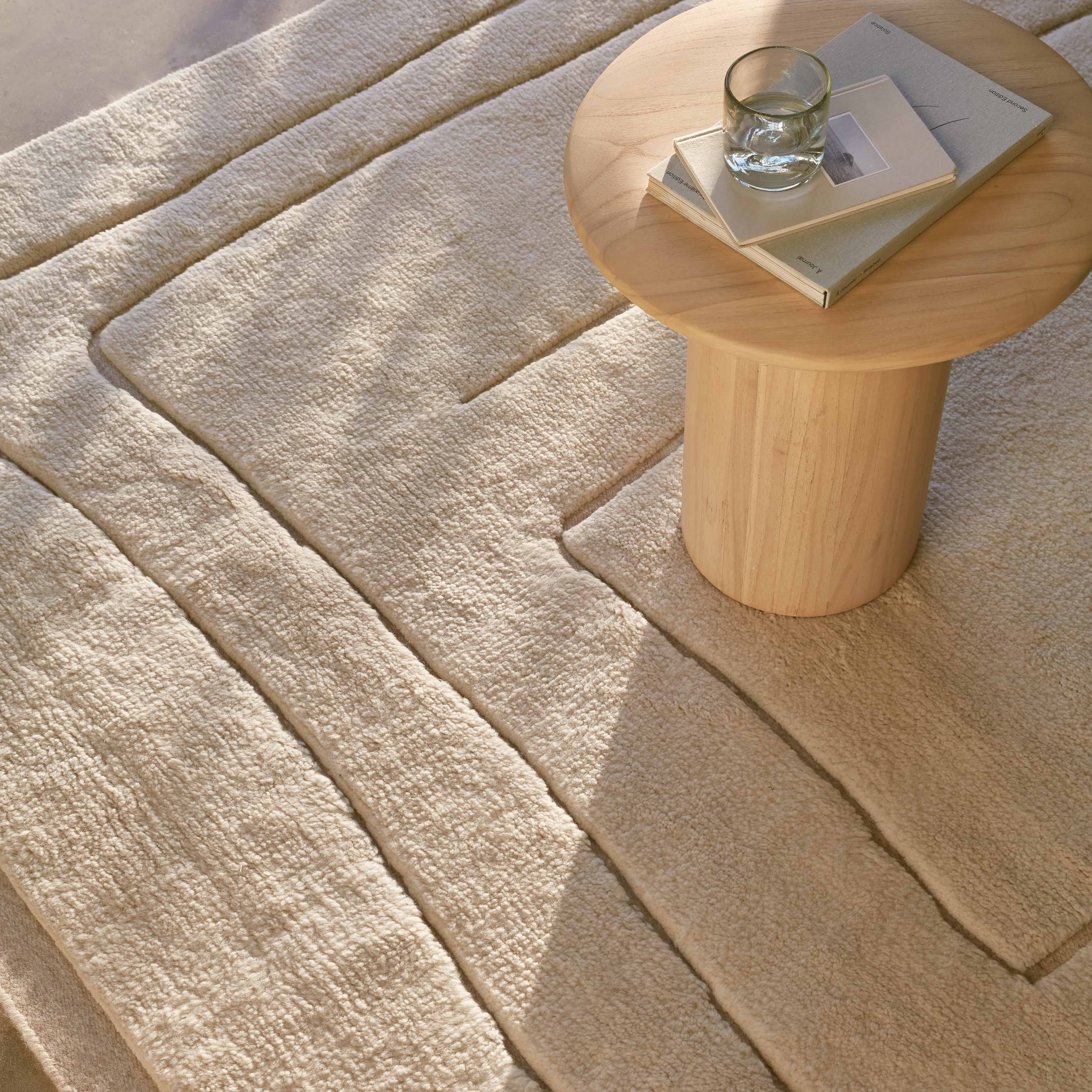 The Citizenry Ishir Hand-Knotted Area Rug | 10' x 14' | Sand - Image 2