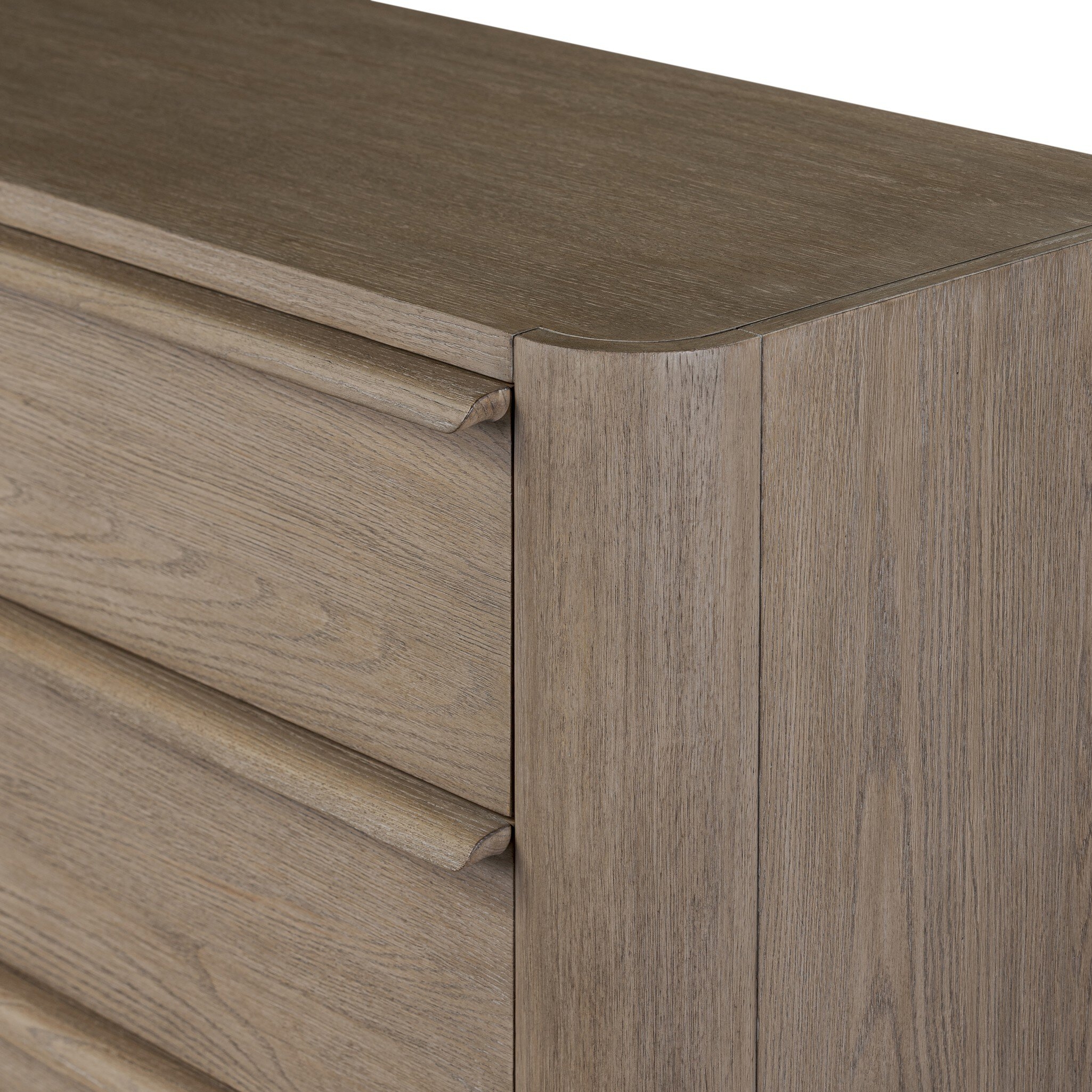 Primrose 10 Drawer Dresser - Natural Flat Oak Veneer - Image 6