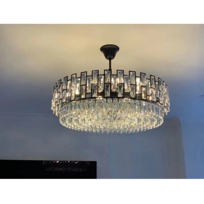 Modern Contemporary High Quality Crystal Chandelier. - Image 0
