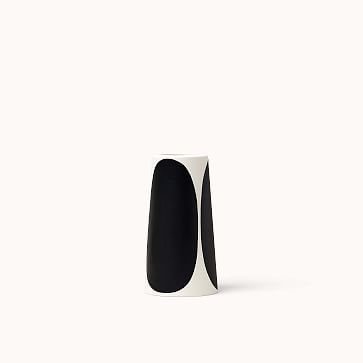 Pillar Vase, Porcelain, Short, Color Block - Image 3