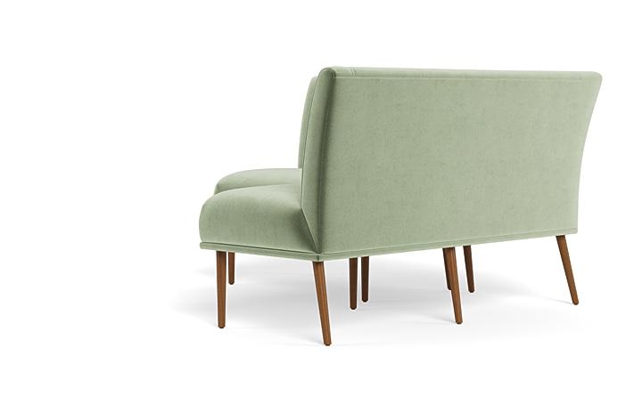 Dorian Upholstered Petite Right Banquette with Tufting Option - Image 2