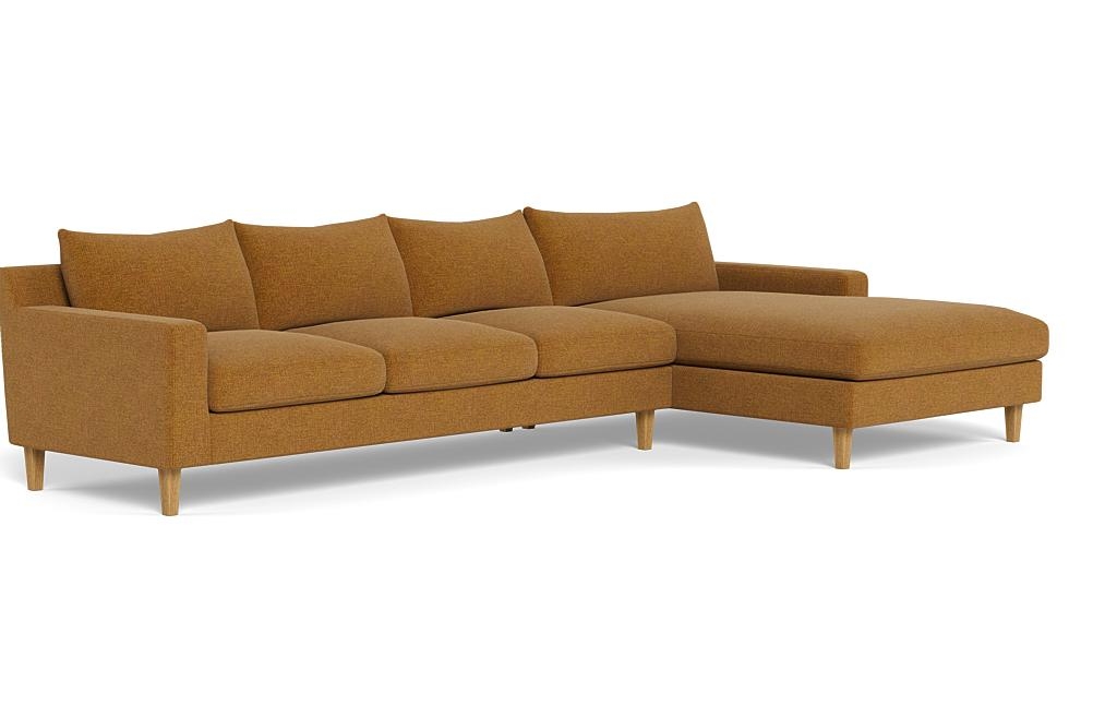 Sloan 4-Seat Right Chaise Sectional - Image 1