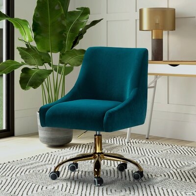 Gowen Velvet Task Chair - Image 0