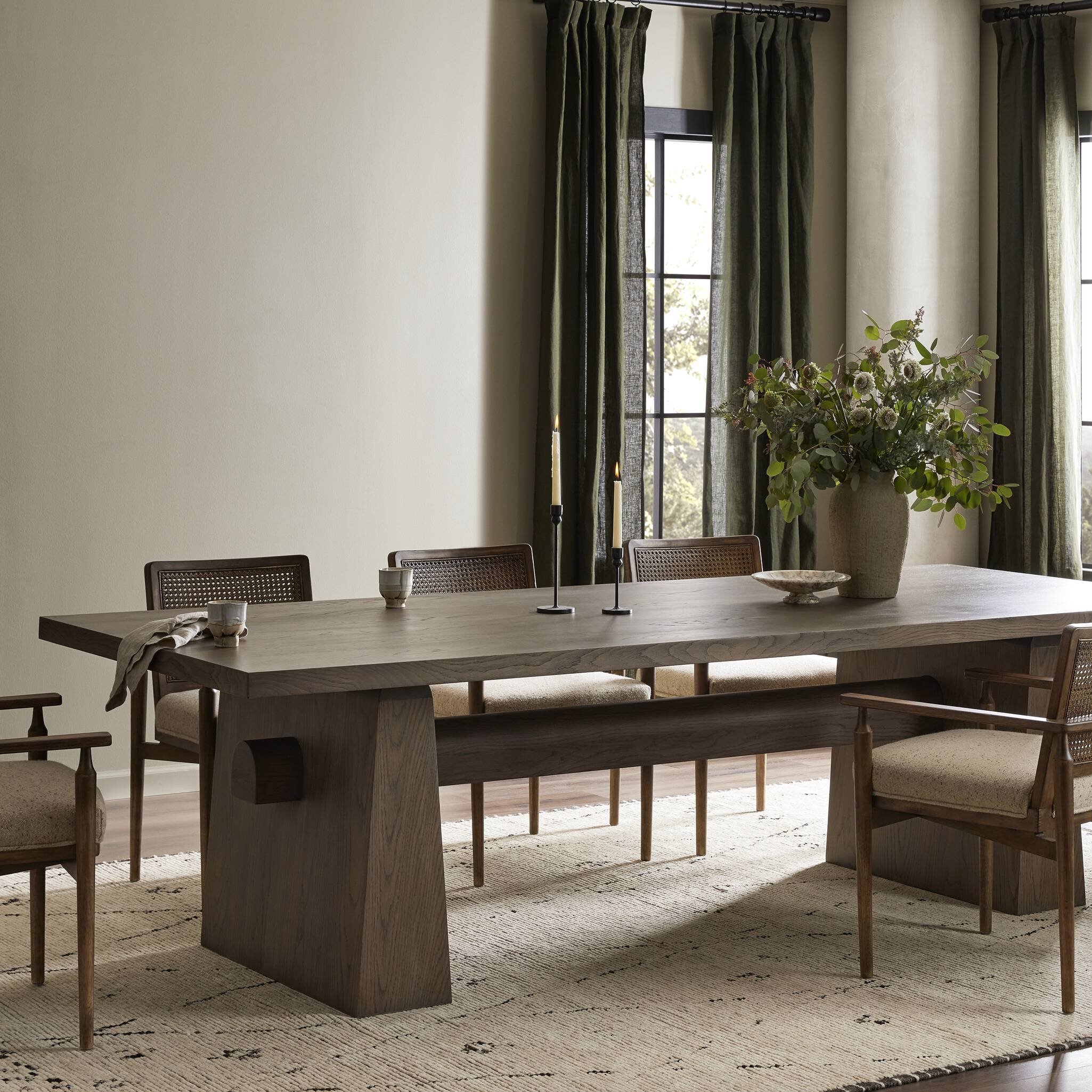 Malmo Dining Table 108" - Aged Natural Oak Veneer - Image 9
