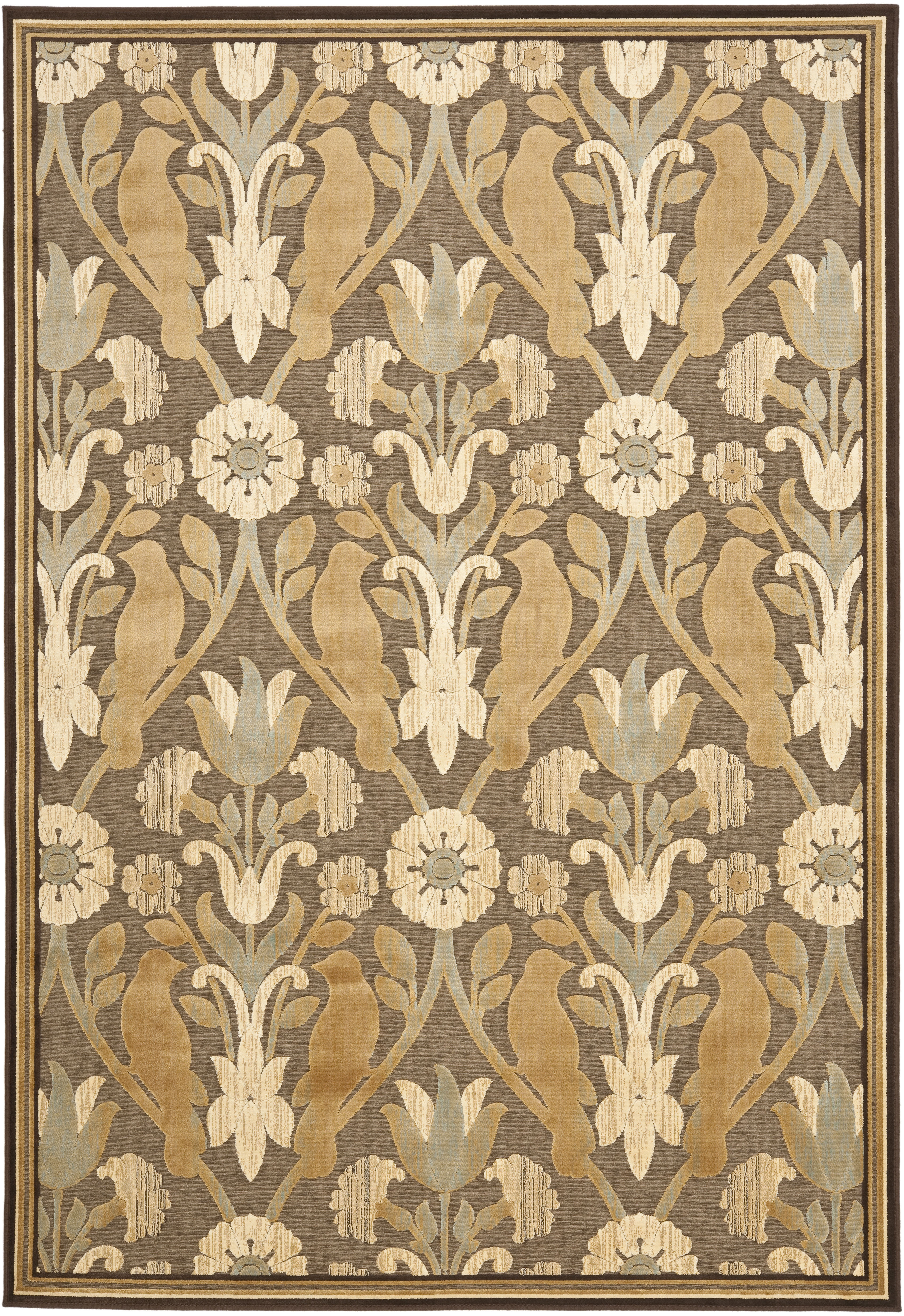 Arlo Home Woven Area Rug, PAR45-303, Brown,  5' 3" X 7' 6" - Image 0