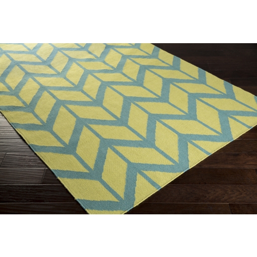 Fallon Yellow Indoor 8' x 11' Handmade Rug - Image 2