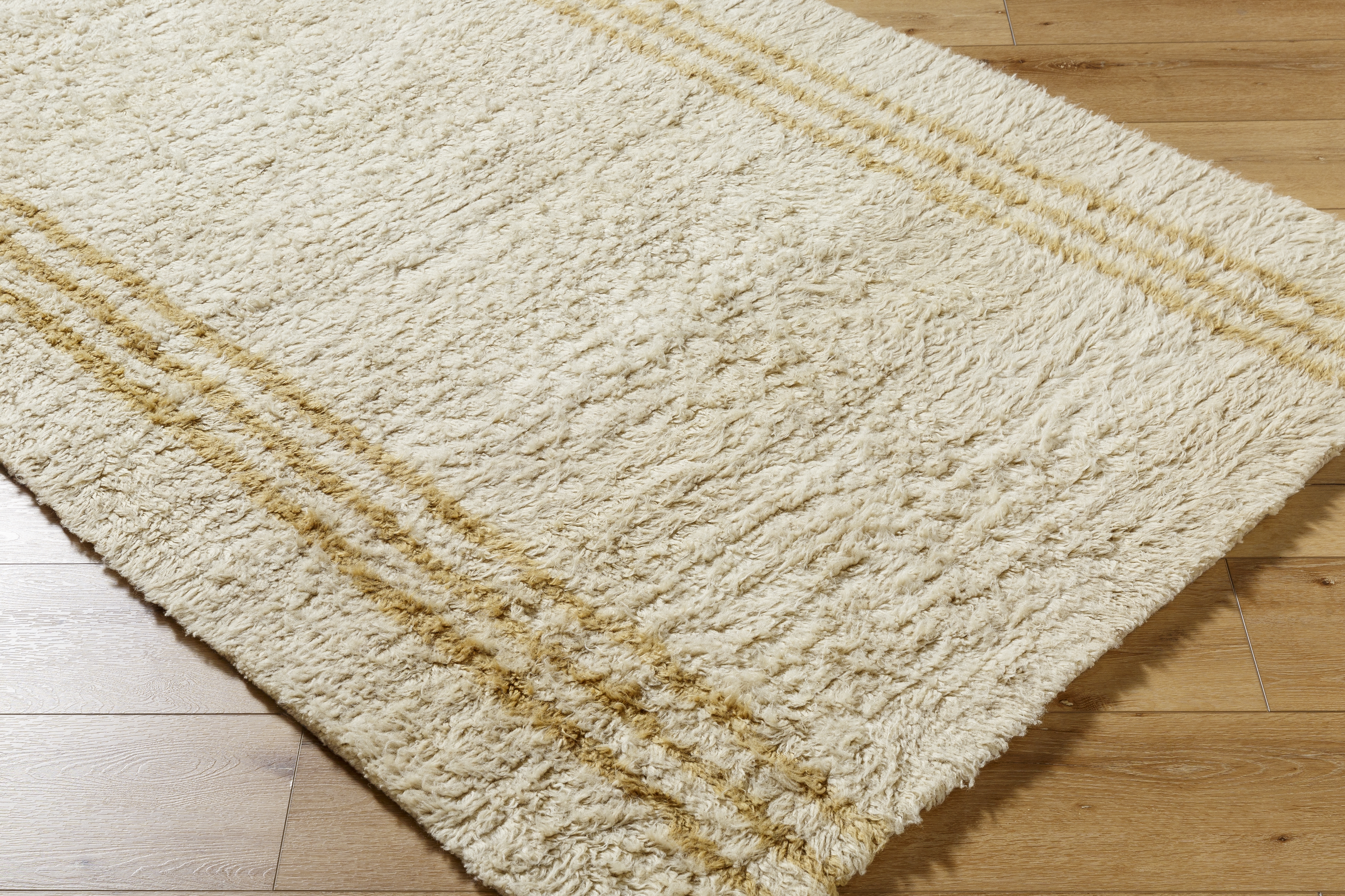 Beni Moroccan Beige Indoor 8' x 10' Handmade Rug - Image 5