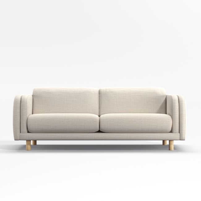 Pershing Curved Arm Apartment Sofa - Image 0