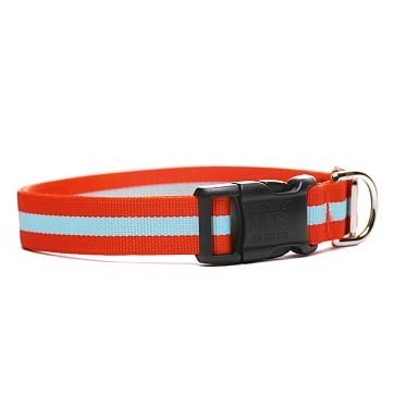 Eton Collar, Recycled Plastic, Orange & Blue, Small - Image 1