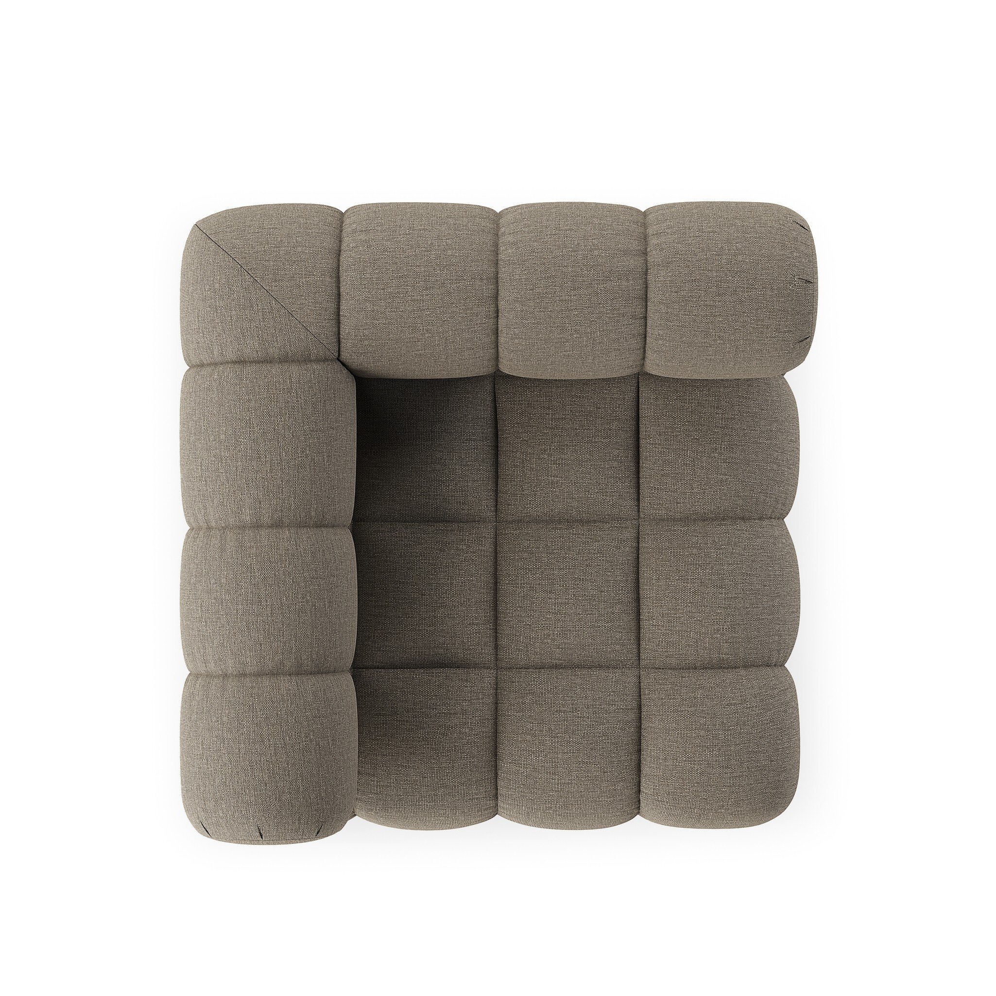 Build Your Own: Roma Outdoor Sectional - Alessi Fawn - Image 5