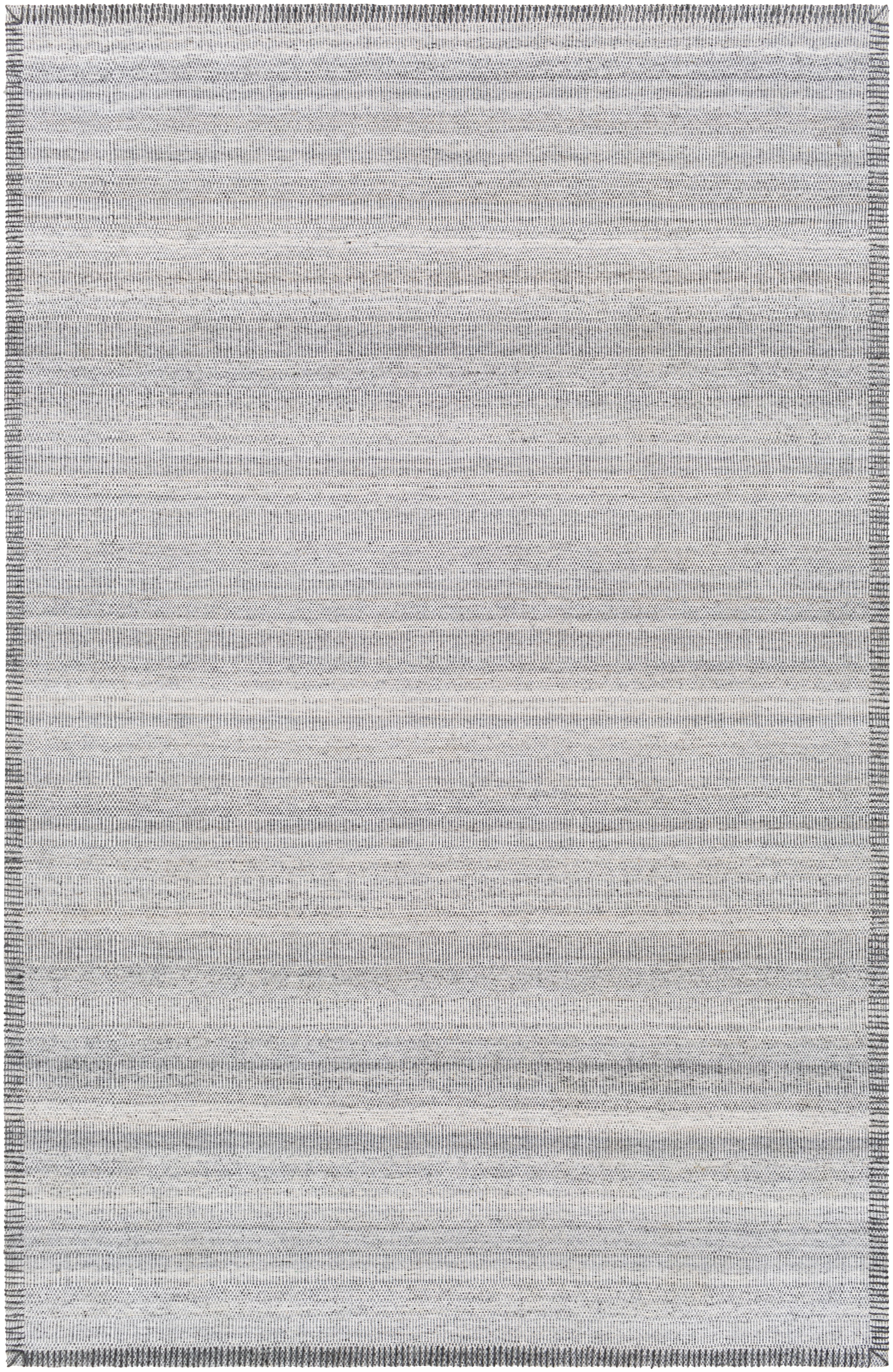 Irvine Gray Indoor 5' x 7'6" Handmade Rug - Image 0