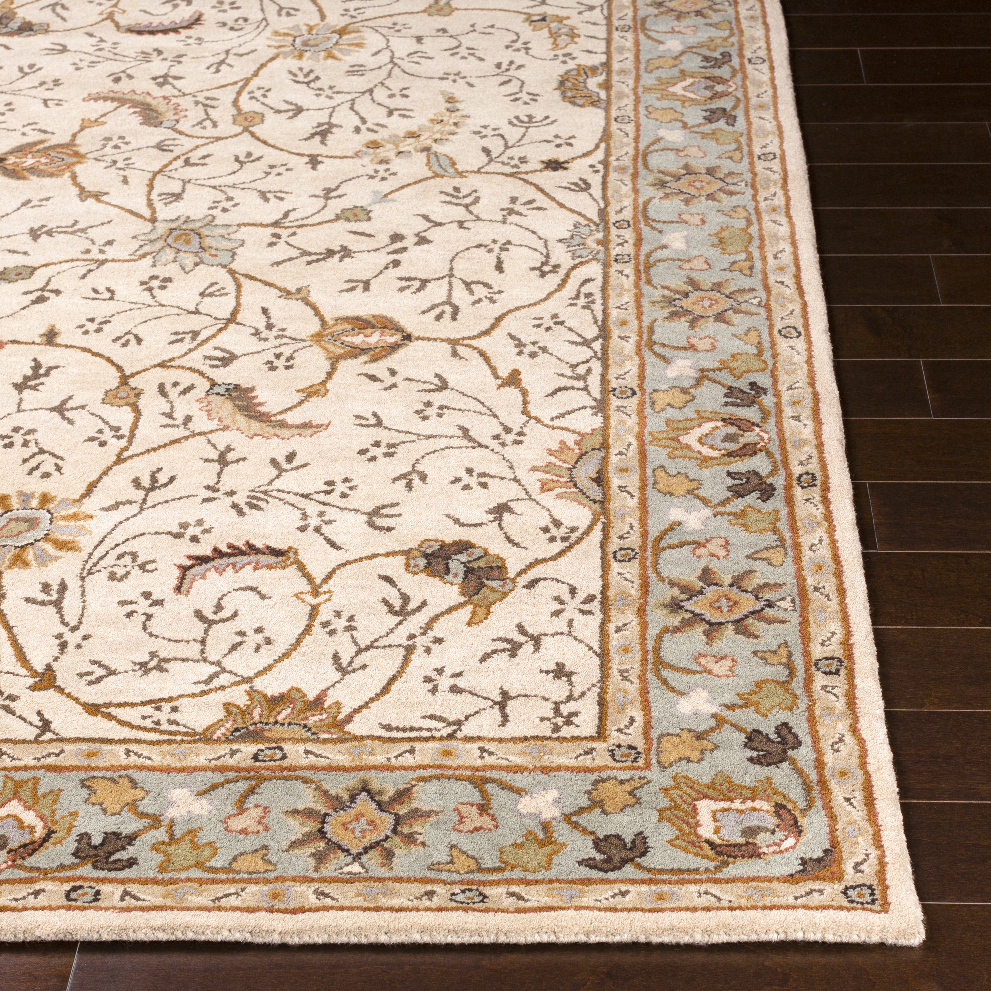 Caesar Beige Indoor 7'6" x 9'6" Handmade Rug - Image 2
