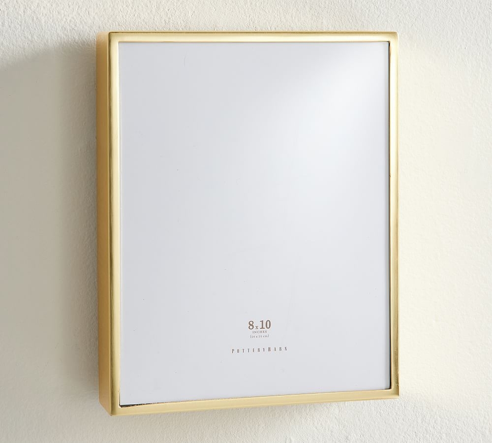 Hagen Picture Frame, Brass, 8" x 10" - Image 0