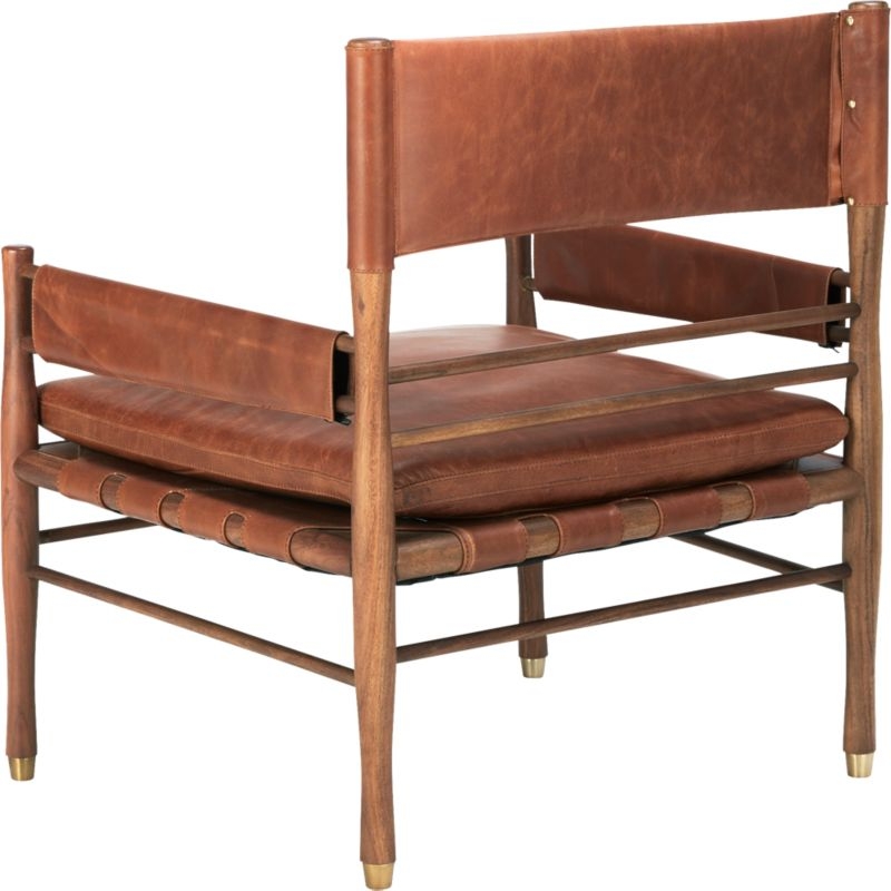 Nomad Leather Safari Chair - Image 5
