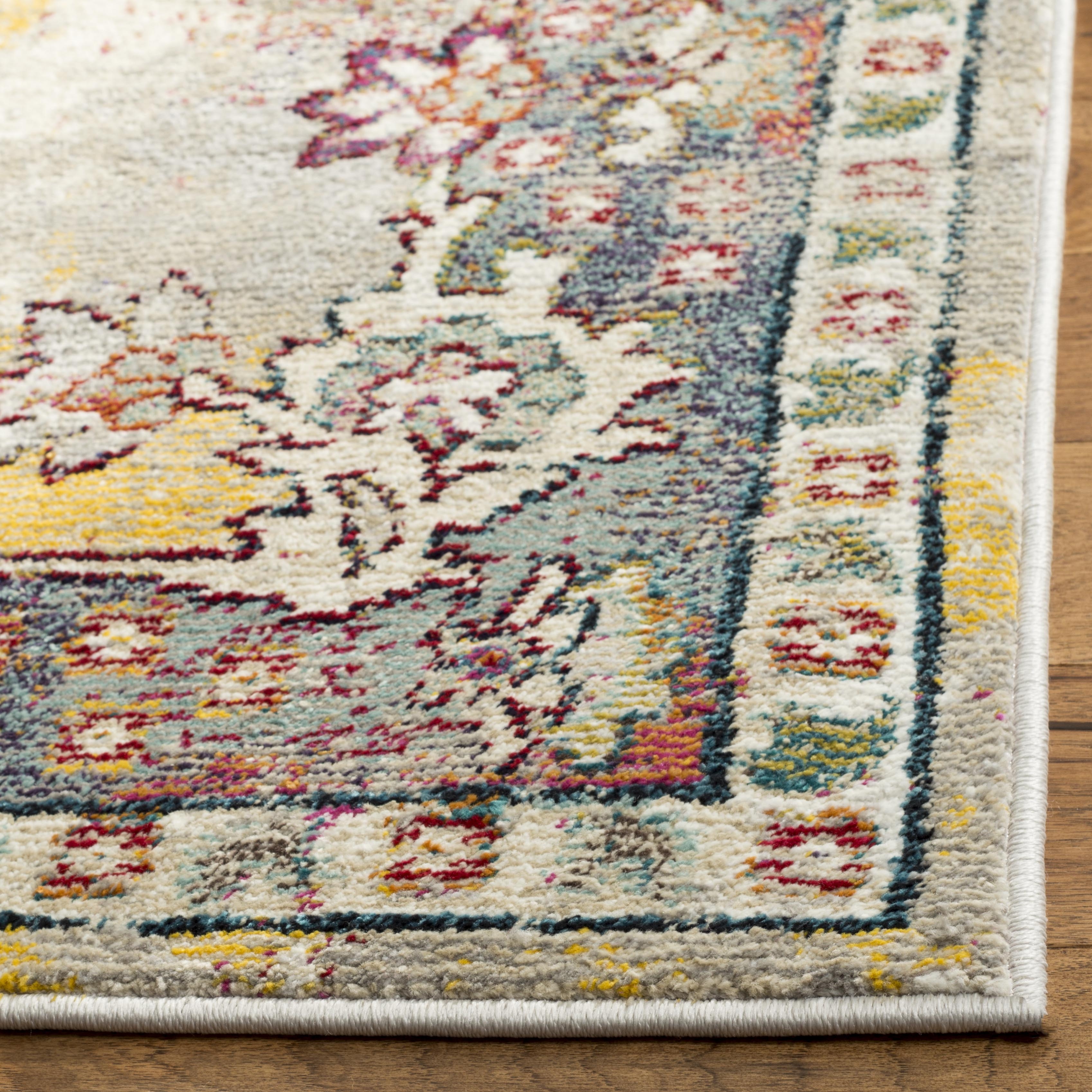 Arlo Home Woven Area Rug, SVH628G, Cream/Cream,  2' 3" X 8' - Image 2