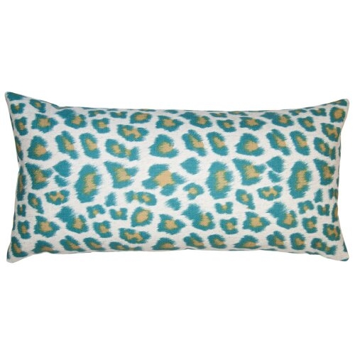 Square Feathers Riviera Cheetah Throw Pillow Cover & Insert - Image 0