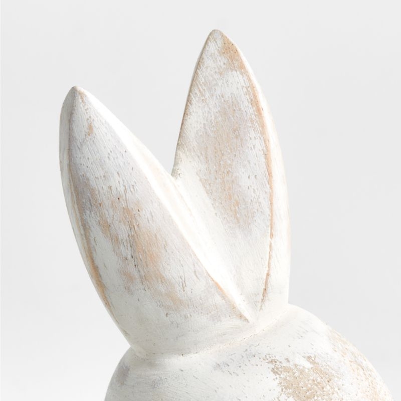 Medium Wood Bunny 9" - Image 4