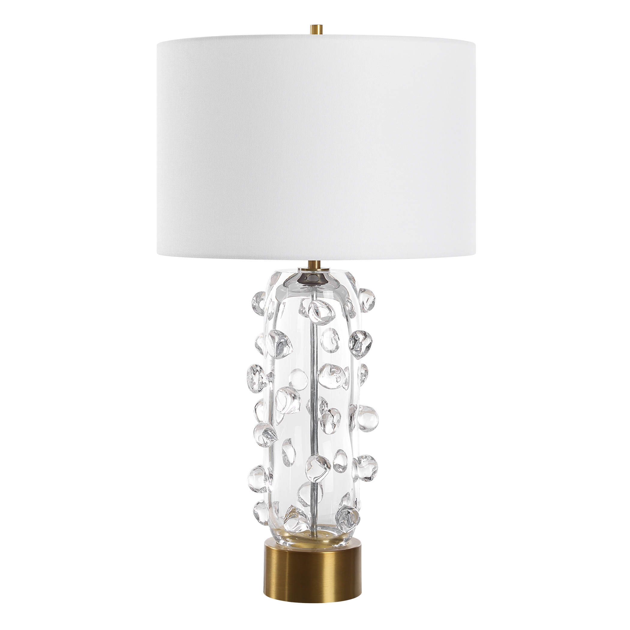 Aura Clear Glass Table Lamp - Image 3