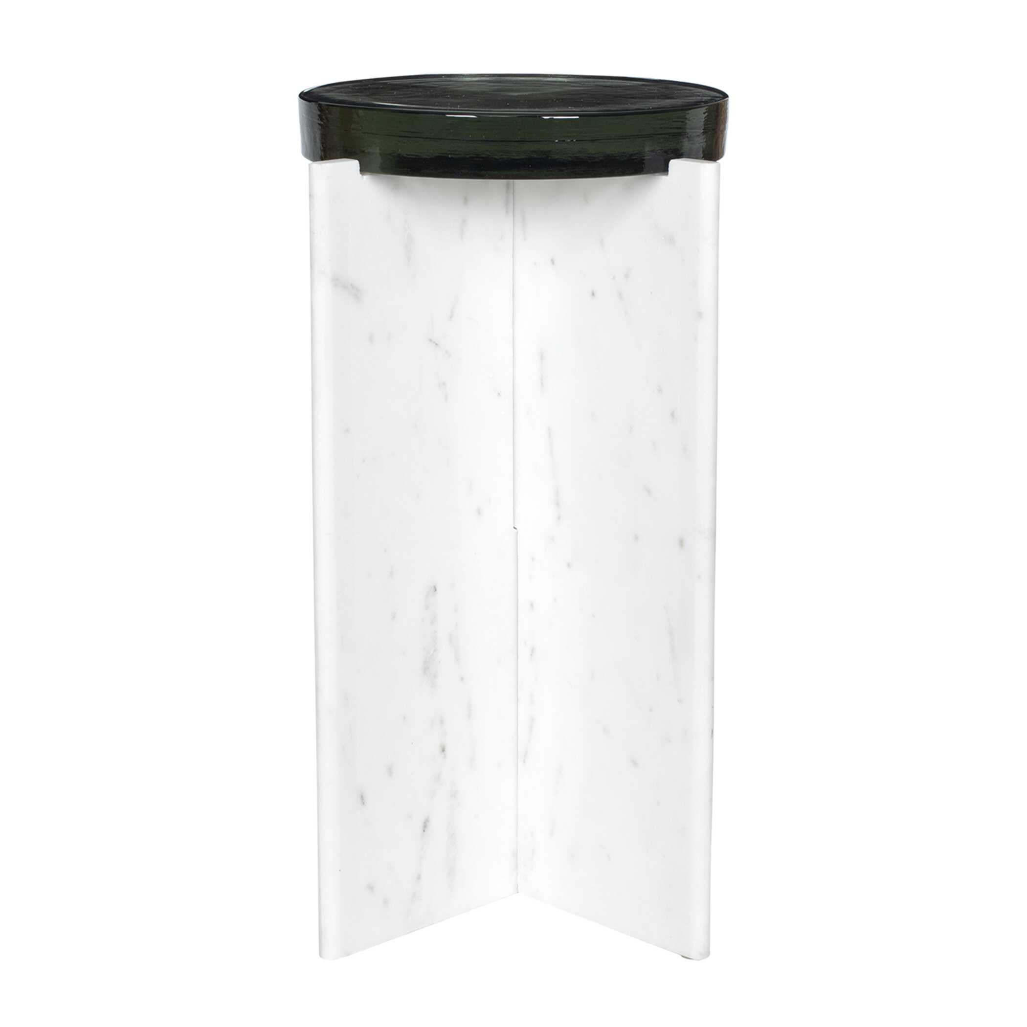 Olina Marble Outdoor Accent Table - Image 2