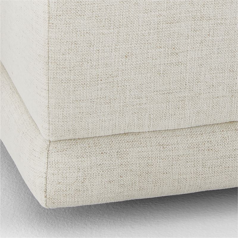 Faible White Performance Fabric Right-Arm Chair - Image 5