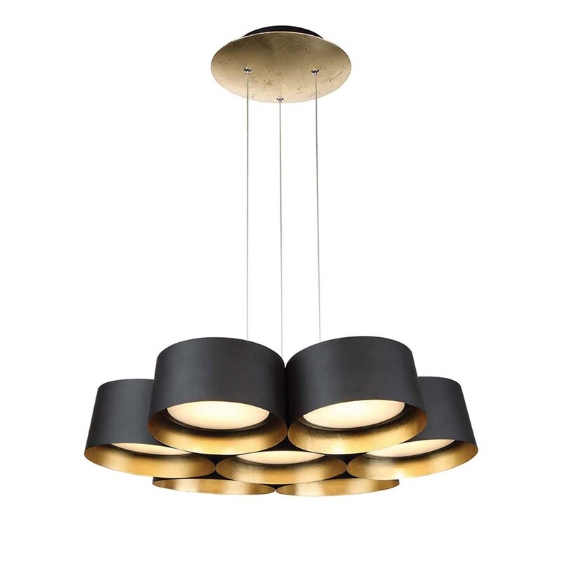 Modern Forms Marimba 7-Light Drum Chandelier - Image 0