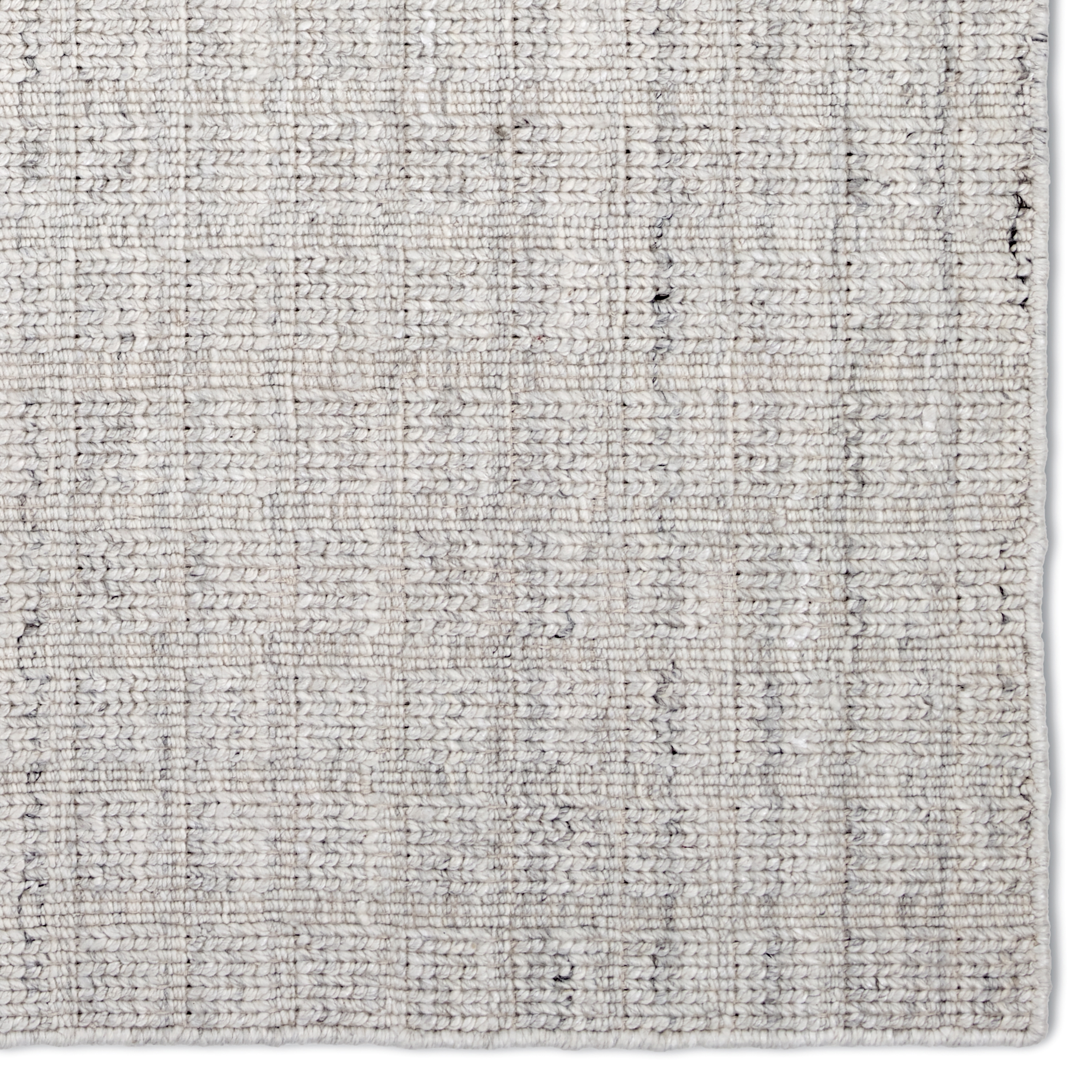 Kynan IRI01 Handmade Solid Ivory Area Rug (8'x10') - Image 3