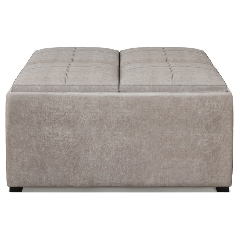 Elaazar 35'' Wide Tufted Rectangle Storage Ottoman - Image 2